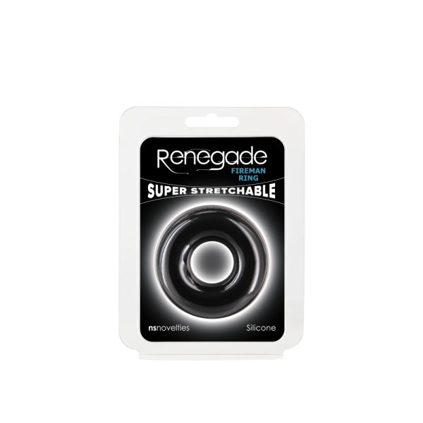 Renegade – Fireman Ring – Large – Black ViPstore.hu - Erotika Webáruház - Szexshop