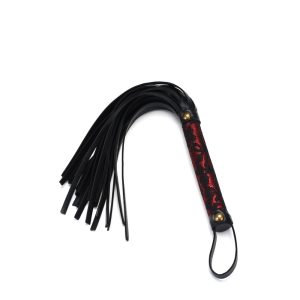 Victorian Garden: Lace and Vegan Leather Flogger Whip ViPstore.hu - Erotika Webáruház - Szexshop