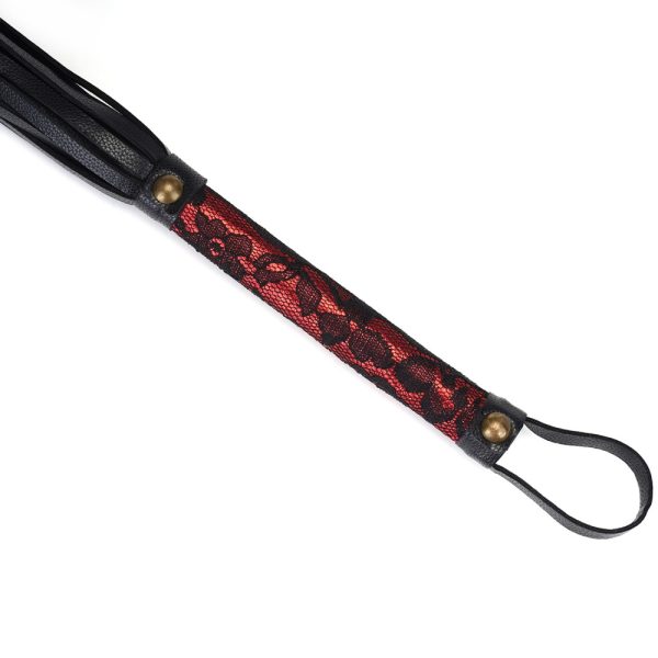 Victorian Garden: Lace and Vegan Leather Flogger Whip ViPstore.hu - Erotika Webáruház - Szexshop 4