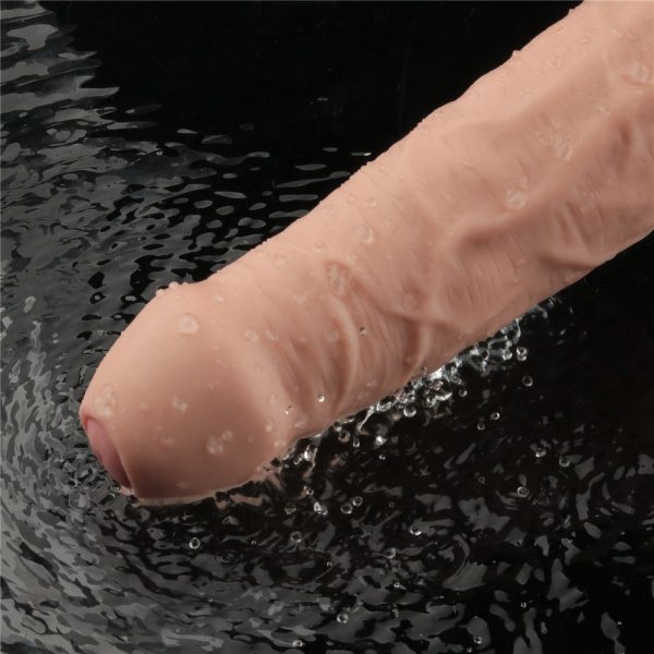 9" REAL SOFTEE Rechargeable Vibrating Dildo(Flesh) ViPstore.hu - Erotika Webáruház - Szexshop 2
