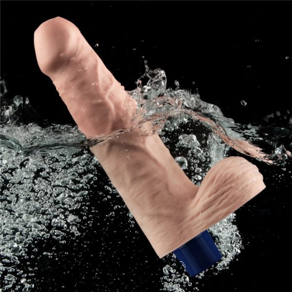 9" REAL SOFTEE Rechargeable Vibrating Dildo(Flesh) ViPstore.hu - Erotika Webáruház - Szexshop 4