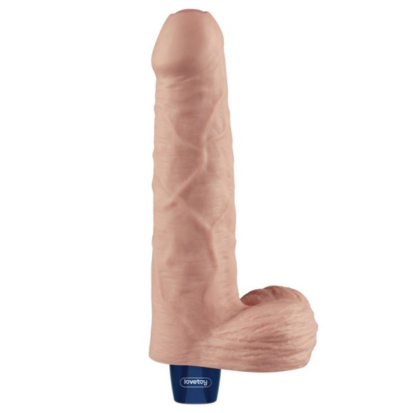 9" REAL SOFTEE Rechargeable Vibrating Dildo(Flesh) ViPstore.hu - Erotika Webáruház - Szexshop 8