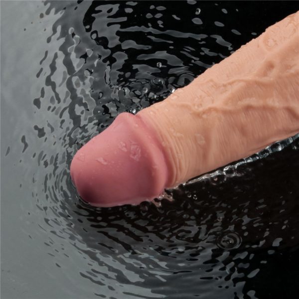 10" REAL SOFTEE Rechargeable Vibrating Dildo(Flesh) ViPstore.hu - Erotika Webáruház - Szexshop 2