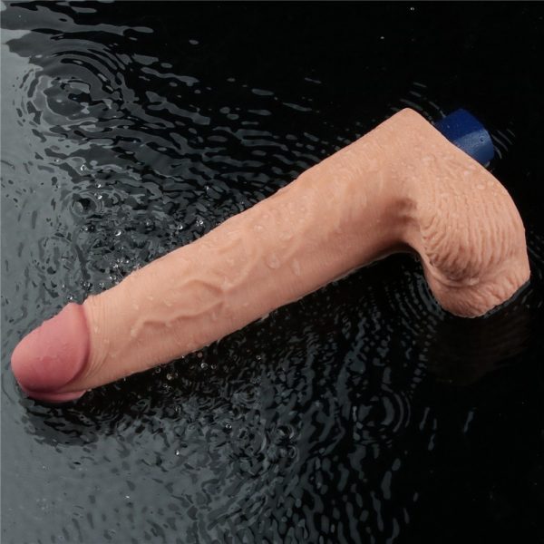 10" REAL SOFTEE Rechargeable Vibrating Dildo(Flesh) ViPstore.hu - Erotika Webáruház - Szexshop 3