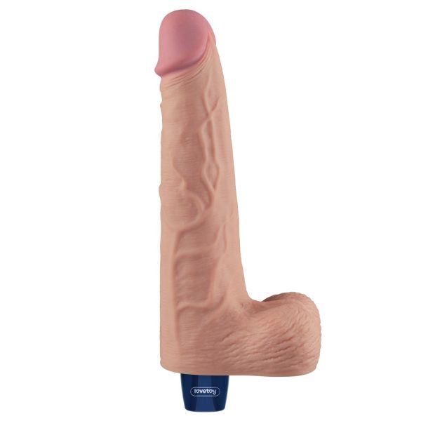 10" REAL SOFTEE Rechargeable Vibrating Dildo(Flesh) ViPstore.hu - Erotika Webáruház - Szexshop 8