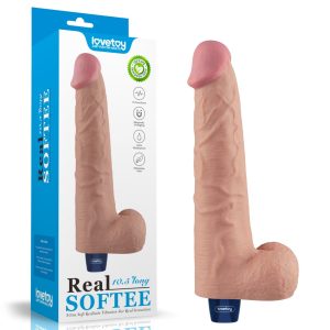 10.5" REAL SOFTEE Rechargeable Vibrating Dildo(Flesh) ViPstore.hu - Erotika Webáruház - Szexshop
