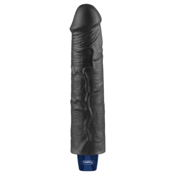 9.5" REAL SOFTEE Rechargeable Vibrating Dildo(Black) ViPstore.hu - Erotika Webáruház - Szexshop 8