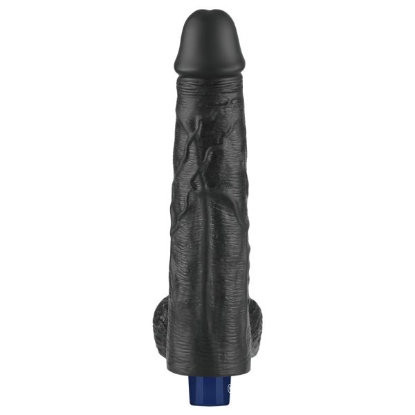 10" REAL SOFTEE Rechargeable Vibrating Dildo(Black) ViPstore.hu - Erotika Webáruház - Szexshop 10