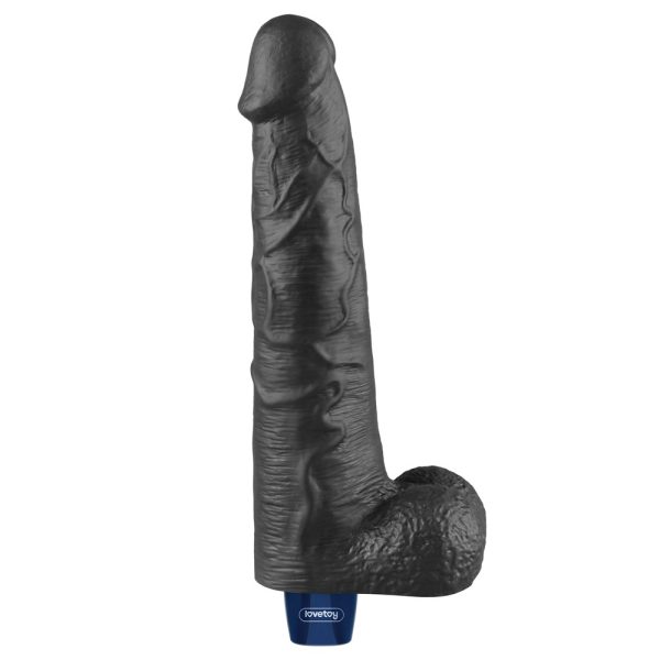 10.5" REAL SOFTEE Rechargeable Vibrating Dildo(Black) ViPstore.hu - Erotika Webáruház - Szexshop 8