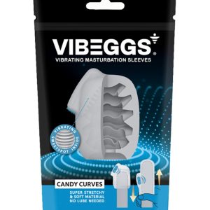 VIBEGGS – Candy Curves – Vibrating Masturbation Sleeve – White ViPstore.hu - Erotika Webáruház - Szexshop