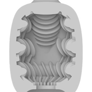 VIBEGGS - Ribs Delight - Vibrating Masturbation Sleeve - White