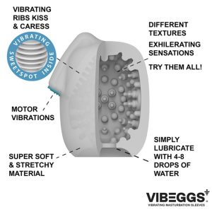 VIBEGGS – Naughty Nubs – Vibrating Masturbation Sleeve – White ViPstore.hu - Erotika Webáruház - Szexshop 2