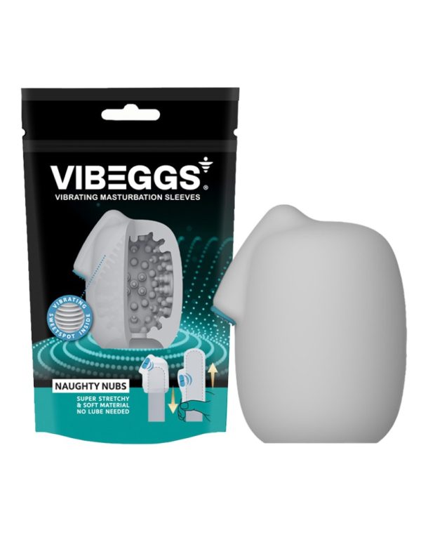 VIBEGGS – Naughty Nubs – Vibrating Masturbation Sleeve – White ViPstore.hu - Erotika Webáruház - Szexshop 3