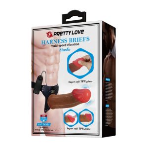 Pretty Love Stark Harness Briefs Brown ViPstore.hu - Erotika Webáruház - Szexshop