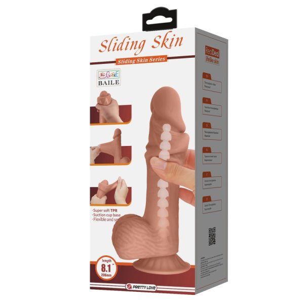 Sliding Skin 8.1" Brown ViPstore.hu - Erotika Webáruház - Szexshop