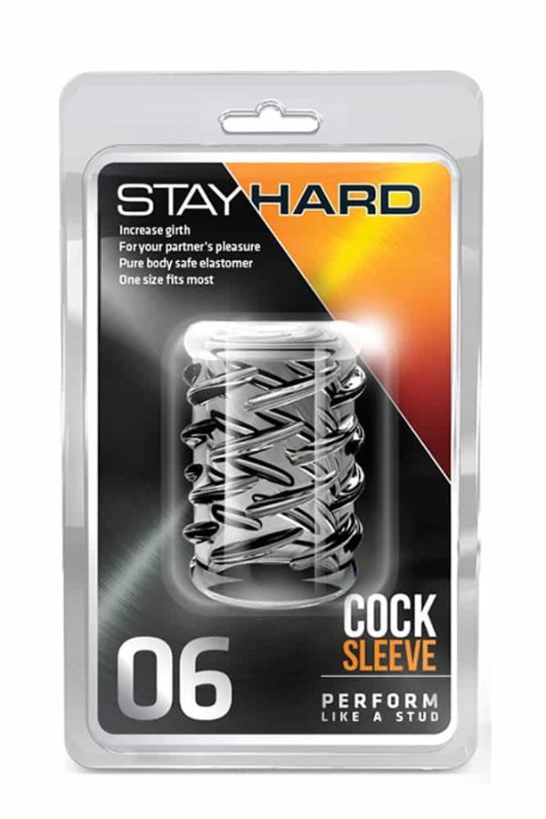 Stay Hard Cock Sleeve 06 Clear ViPstore.hu - Erotika Webáruház - Szexshop