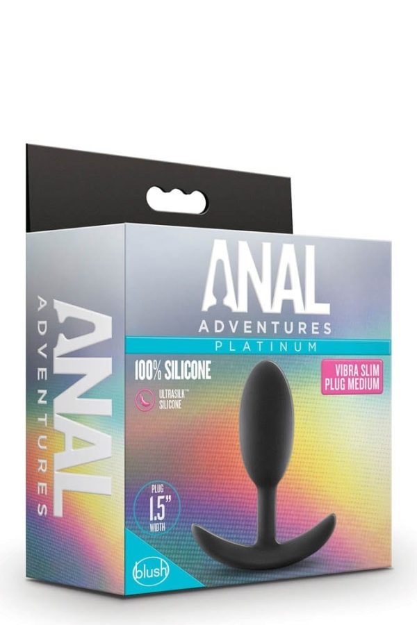 ANAL ADVENTURES VIBRA SLIM PLUG – MEDIUM ViPstore.hu - Erotika Webáruház - Szexshop