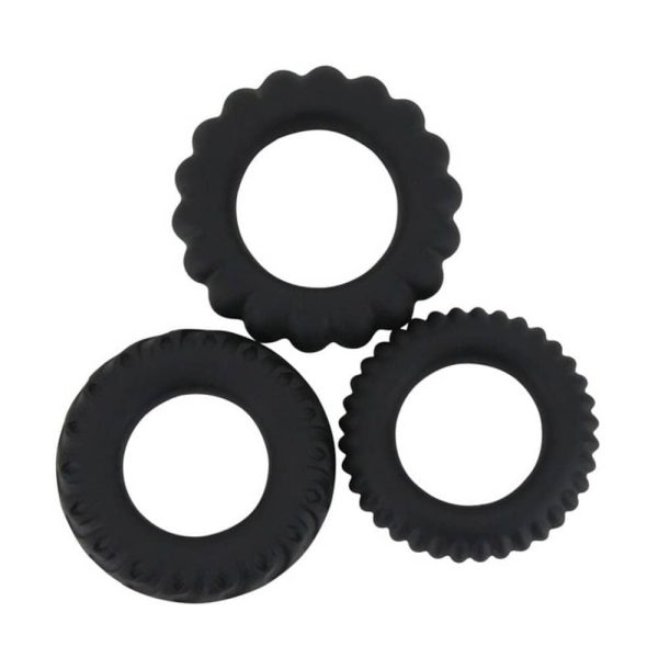 Titan 3 in 1 Silicone Rings Black ViPstore.hu - Erotika Webáruház - Szexshop 3