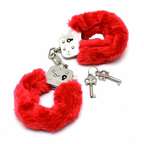 Police Handcuffs With Soft Red Fur ViPstore.hu - Erotika Webáruház - Szexshop 2