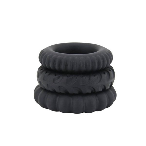 Titan 3 in 1 Silicone Rings Black ViPstore.hu - Erotika Webáruház - Szexshop 4