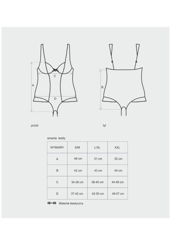 Amanta teddy 2XL-3XL ViPstore.hu - Erotika Webáruház - Szexshop 5