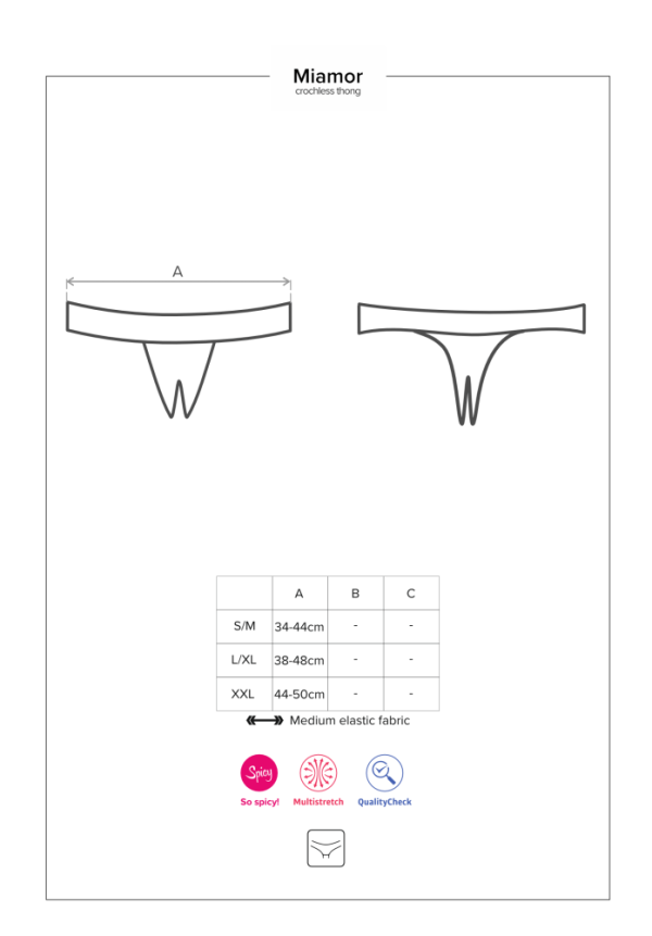 Miamor crotchless thong  S/M ViPstore.hu - Erotika Webáruház - Szexshop 3