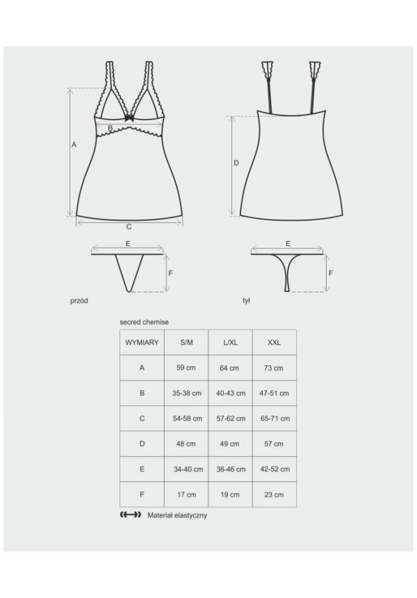 Secred chemise & thong  S/M ViPstore.hu - Erotika Webáruház - Szexshop 4