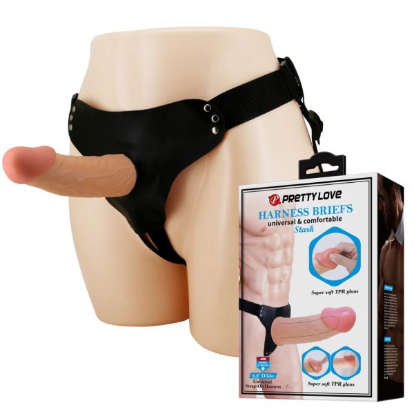 Pretty Love Stark Harness Briefs Flesh ViPstore.hu - Erotika Webáruház - Szexshop 3