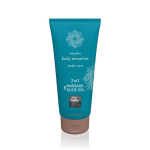 Massage- & Glide Gel 2 in 1 – Amber scent 200ml ViPstore.hu - Erotika Webáruház - Szexshop