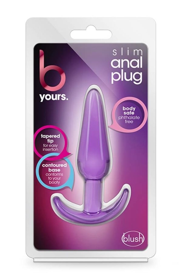 B YOURS SLIM ANAL PLUG PURPLE ViPstore.hu - Erotika Webáruház - Szexshop