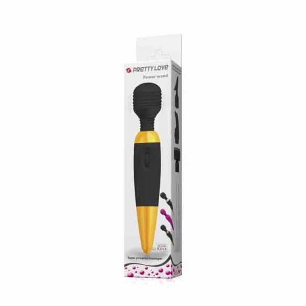 Pretty Love Power Wand Black/Gold ViPstore.hu - Erotika Webáruház - Szexshop