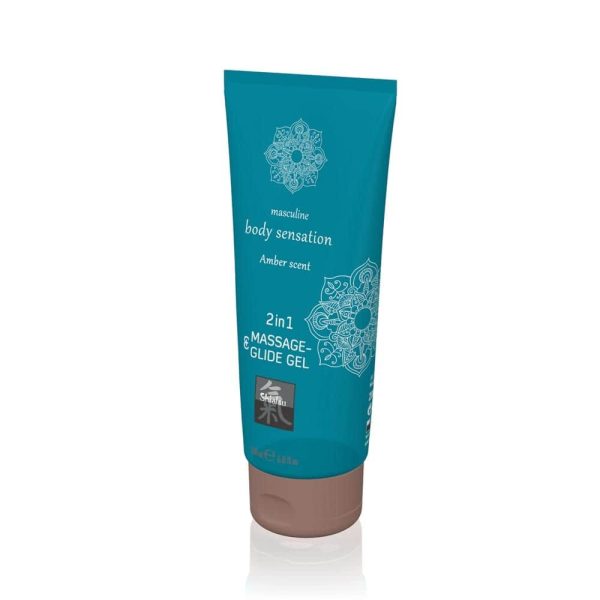 Massage- & Glide Gel 2 in 1 – Amber scent 200ml ViPstore.hu - Erotika Webáruház - Szexshop 2