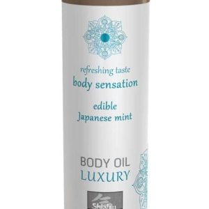 Luxury body oil edible – Japanese Mint 75ml ViPstore.hu - Erotika Webáruház - Szexshop