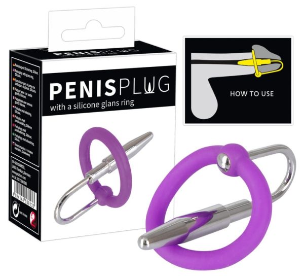 Penis Plug + Silicone Glans Ring ViPstore.hu - Erotika Webáruház - Szexshop