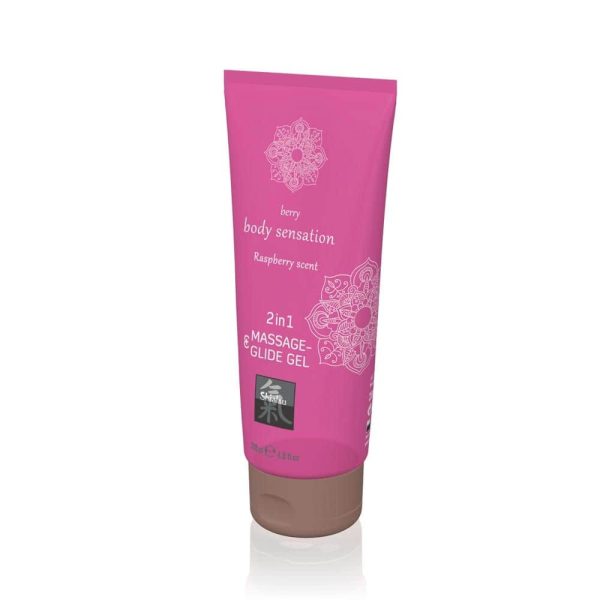 Massage- & Glide Gel 2 in 1 – Raspberry scent 200ml ViPstore.hu - Erotika Webáruház - Szexshop 2