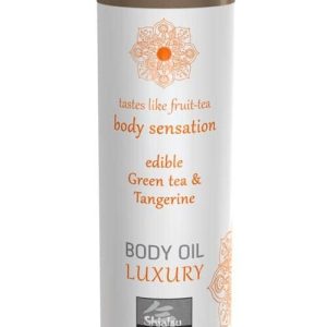 Luxury body oil edible – Green tea & Tangerine 75ml ViPstore.hu - Erotika Webáruház - Szexshop