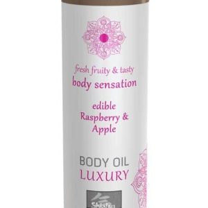 Luxury body oil edible – Raspberry & Apple 75ml ViPstore.hu - Erotika Webáruház - Szexshop