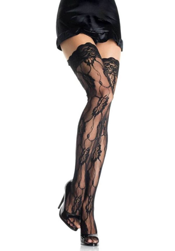 Roce Lace Thigh Highs Black O/S ViPstore.hu - Erotika Webáruház - Szexshop