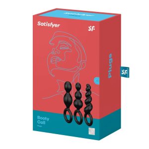 Satisfyer Booty Call (Set of 3) Black ViPstore.hu - Erotika Webáruház - Szexshop