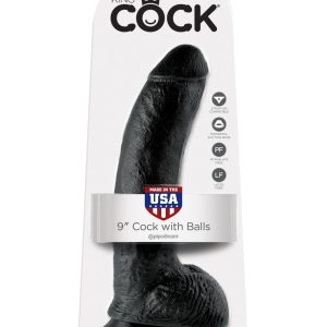 9" Cock with Balls  Black ViPstore.hu - Erotika Webáruház - Szexshop