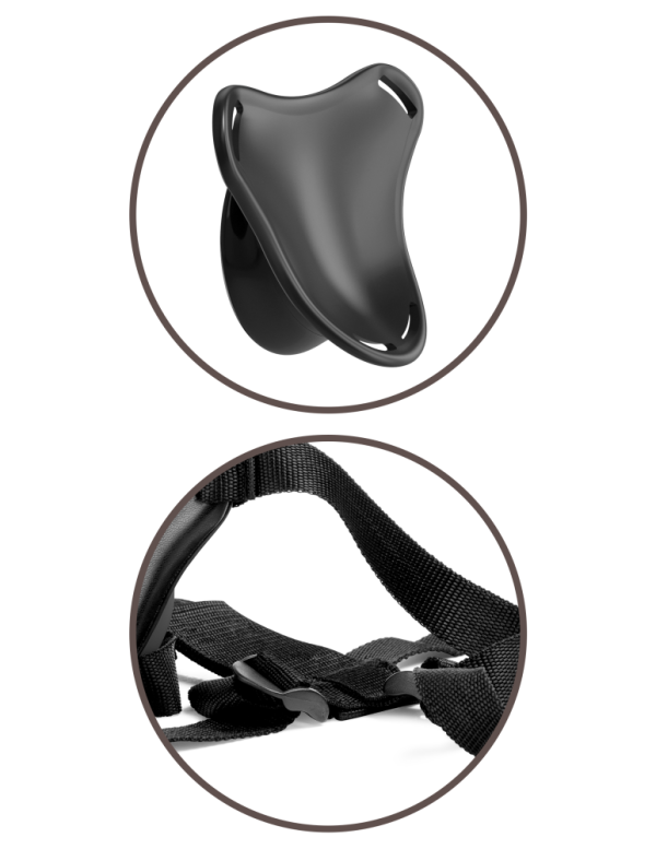 Beginner's Body Dock Strap-on Harness Black/ Black ViPstore.hu - Erotika Webáruház - Szexshop 8
