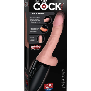 6.5" Thrusting Cock with Balls – Triple Threat Light ViPstore.hu - Erotika Webáruház - Szexshop