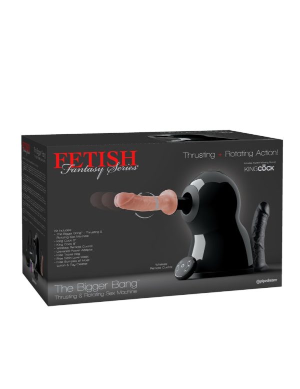 The Bigger Bang Thrusting & Rotating Sex Machine Black/Light ViPstore.hu - Erotika Webáruház - Szexshop