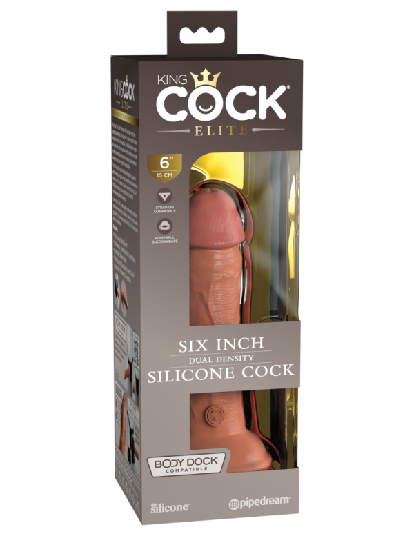 6" Dual Density Silicone Cock  Tan ViPstore.hu - Erotika Webáruház - Szexshop
