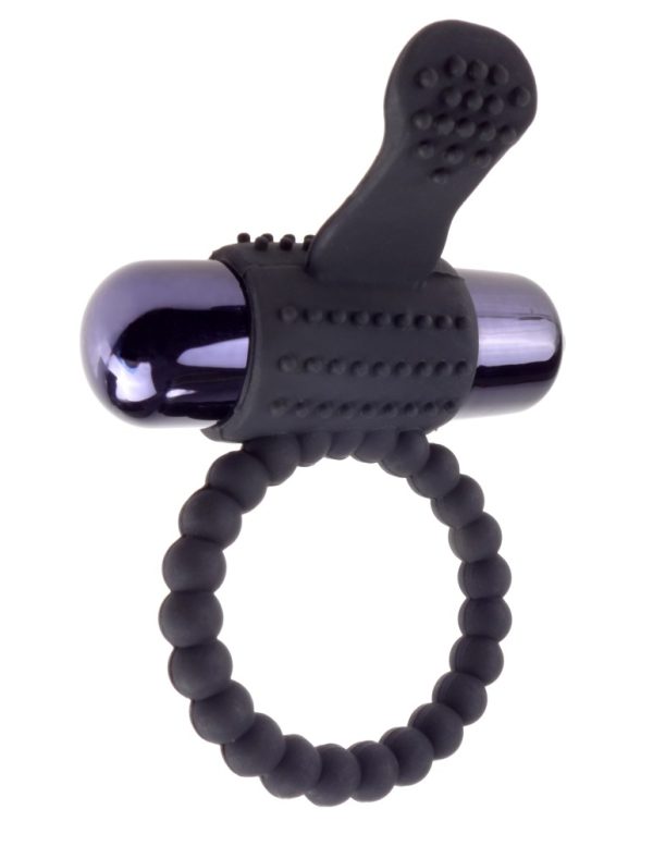 Vibrating Silicone Super Ring  Black ViPstore.hu - Erotika Webáruház - Szexshop 2