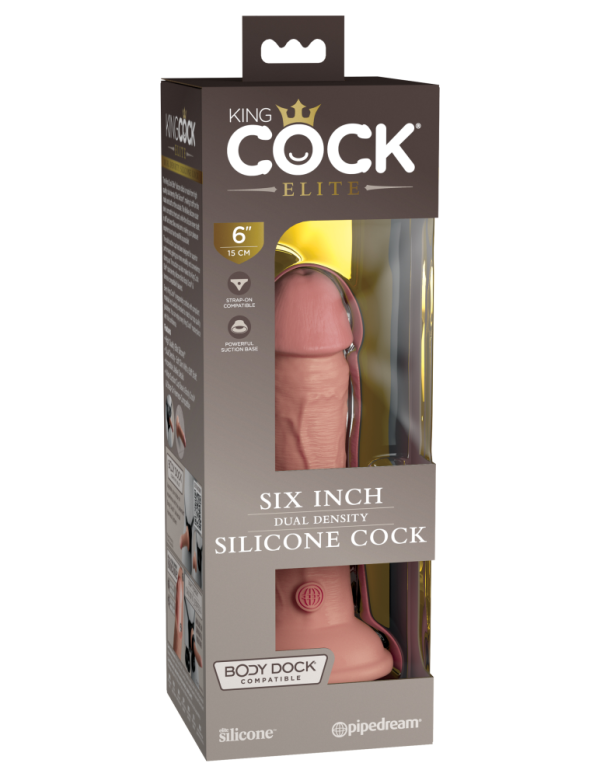 6" Dual Density Silicone Cock  Light ViPstore.hu - Erotika Webáruház - Szexshop