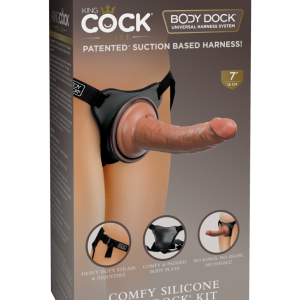 Comfy Silicone Body Dock Kit Black/ Dark Brown ViPstore.hu - Erotika Webáruház - Szexshop