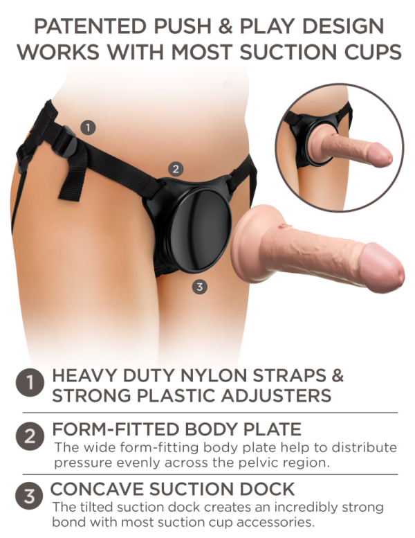 Beginner's Silicone Body Dock Kit Black / Black ViPstore.hu - Erotika Webáruház - Szexshop 7