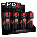 Pipedream Extreme Elite Vibrating Stroker Display - 12 pcs Light/Black | ViPstore.hu - Erotika webáruház #1 - EAN 603912751420 | SKU PIPED52099