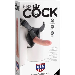 Strap on Harness with 6" Cock  Light ViPstore.hu - Erotika Webáruház - Szexshop